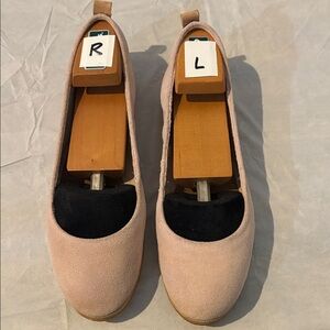 Toms Pink Suede Women's Flats